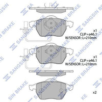 HiQ Front Brake Pads Set SP2001A