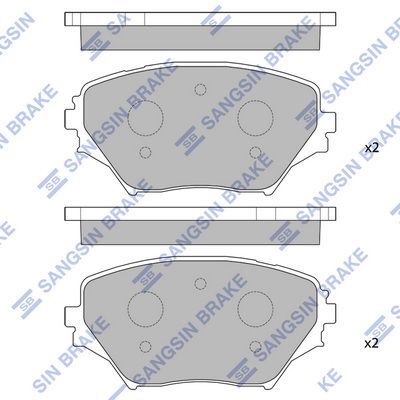 HiQ Front Brake Pads Set SP1233