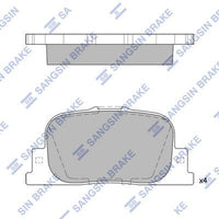 HiQ Rear Brake Pads Set SP2042