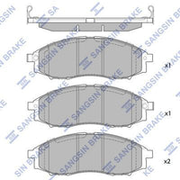 HiQ Front Brake Pads Set SP2078