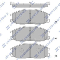 HiQ Front Brake Pads Set SP1171