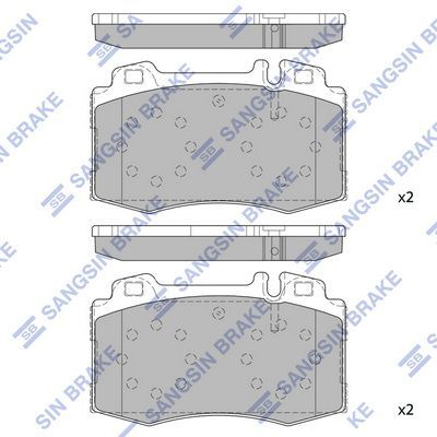 HiQ Front Brake Pads Set SP2193