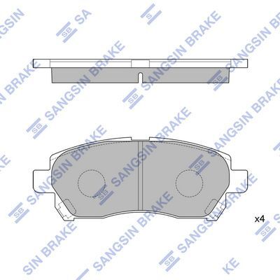 HiQ Front Brake Pads Set SP1589