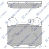 HiQ Rear Brake Pads Set SP1930