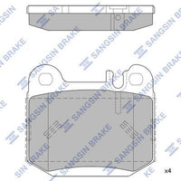 HiQ Rear Brake Pads Set SP1930