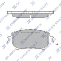 HiQ Front Brake Pads Set SP2037