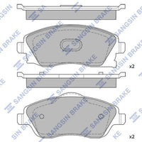 HiQ Front Brake Pads Set SP1745