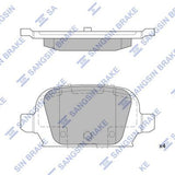 HiQ Rear Brake Pads Set SP1864