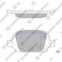 HiQ Rear Brake Pads Set SP1864