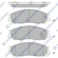 HiQ Front Brake Pads Set SP1235