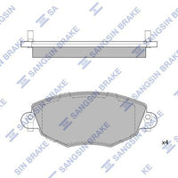 HiQ Front Brake Pads Set SP2030