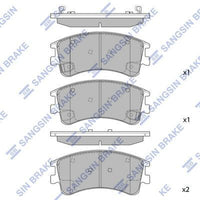 HiQ Front Brake Pads Set SP1518