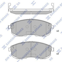 HiQ Front Brake Pads Set SP1107-FB