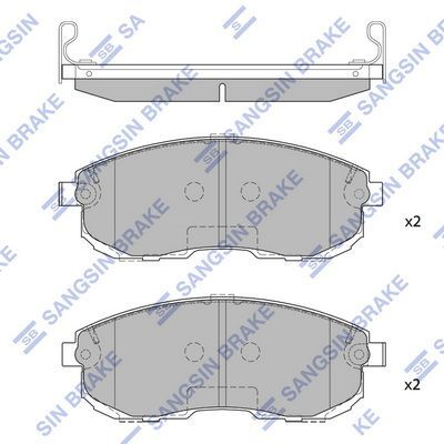 HiQ Front Brake Pads Set SP1107-FB