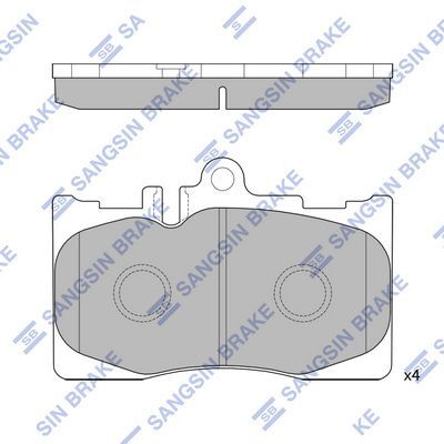HiQ Front Brake Pads Set SP4314