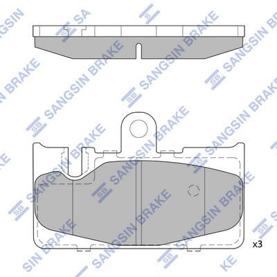 HiQ Rear Brake Pads Set SP1772