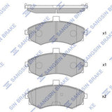 HiQ Front Brake Pads Set SP1152