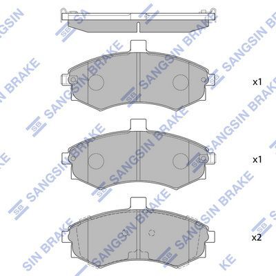 HiQ Front Brake Pads Set SP1152