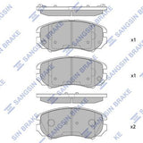 HiQ Front Brake Pads Set SP1155