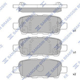 HiQ Rear Brake Pads Set SP1184