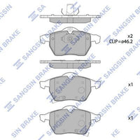 HiQ Front Brake Pads Set SP1757