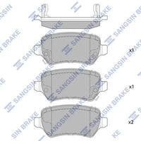 HiQ Rear Brake Pads Set SP1536