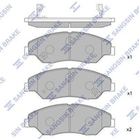 HiQ Front Brake Pads Set SP1118