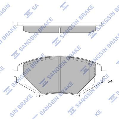 HiQ Front Brake Pads Set SP1533