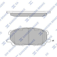 HiQ Front Brake Pads Set SP1456