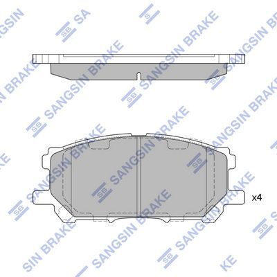 HiQ Front Brake Pads Set SP1456