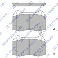 HiQ Front Brake Pads Set SP1494