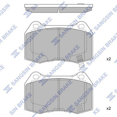 HiQ Front Brake Pads Set SP1494