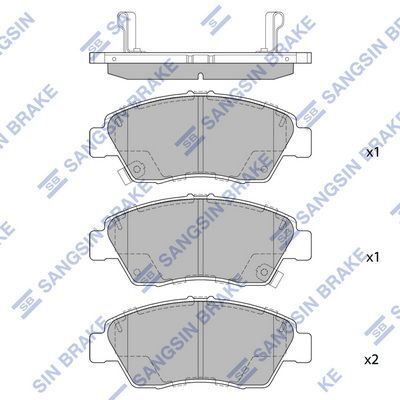 HiQ Front Brake Pads Set SP1435