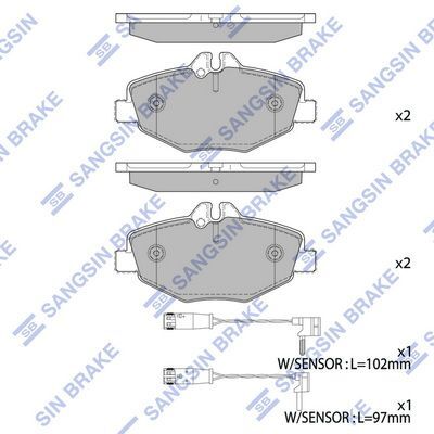 HiQ Front Brake Pads Set SP2194