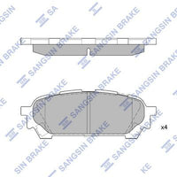 HiQ Rear Brake Pads Set SP1532