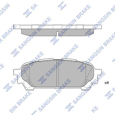 HiQ Rear Brake Pads Set SP1532