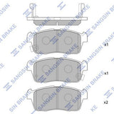HiQ Front Brake Pads Set SP1549