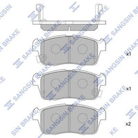 HiQ Front Brake Pads Set SP1549
