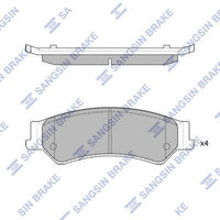 HiQ Rear Brake Pads Set SP1636