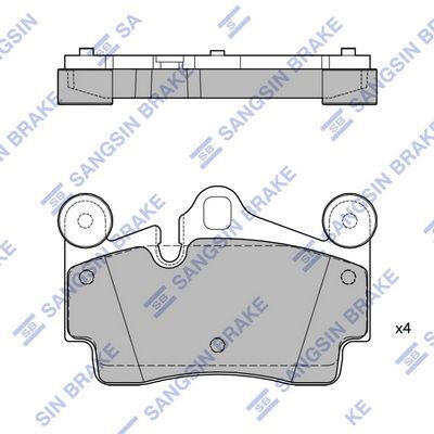 HiQ Rear Brake Pads Set SP2198