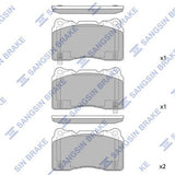 HiQ Front Brake Pads Set SP2119