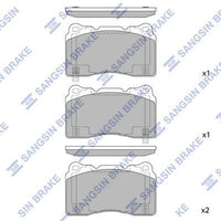 HiQ Front Brake Pads Set SP2119