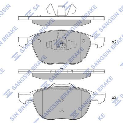 HiQ Front Brake Pads Set SP1260