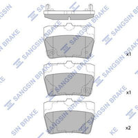 HiQ Rear Brake Pads Set SP1457