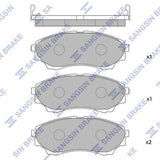 HiQ Front Brake Pads Set SP1479