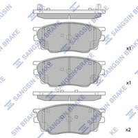 HiQ Front Brake Pads Set SP2027