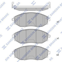HiQ Front Brake Pads Set SP1193
