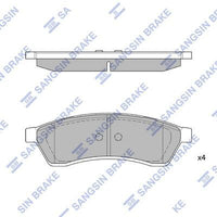 HiQ Rear Brake Pads Set SP1119-R