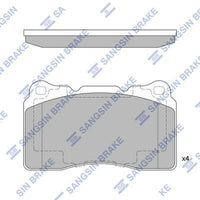 HiQ Front Brake Pads Set SP4145A