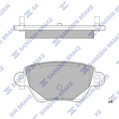 HiQ Rear Brake Pads Set SP2031